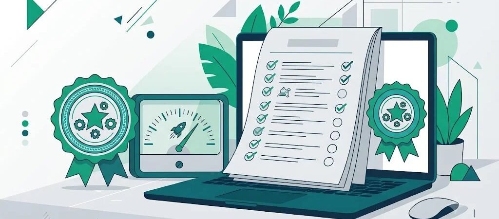 Grau de fundamentação e grau de precisão calculados automaticamente item a item