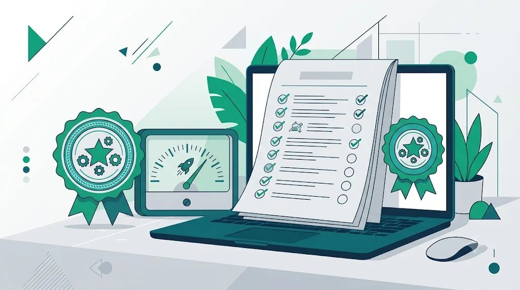Grau de fundamentação e grau de precisão calculados automaticamente item a item